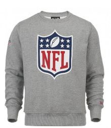 New Era Pullover - NFL Brand Logo heather grau