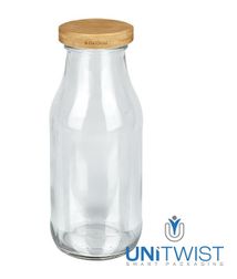 UNiTWIST Bottle263 mit Holzdeckel TO43 BioSeal